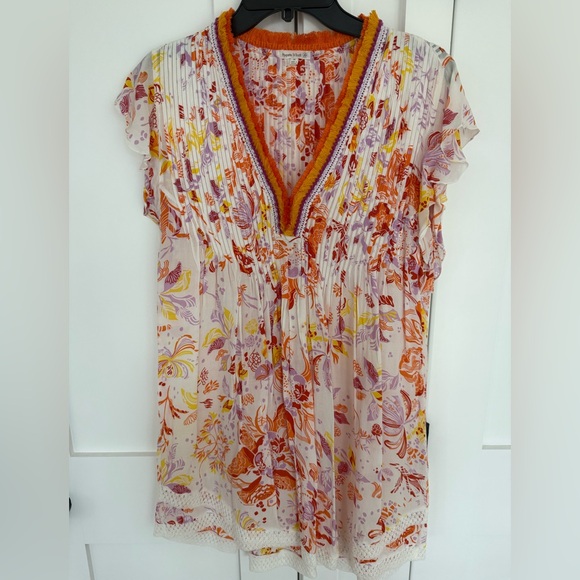 Poupette St. Barth Tops - Poupette St. Barth Floral Mini Sasha Dress size M